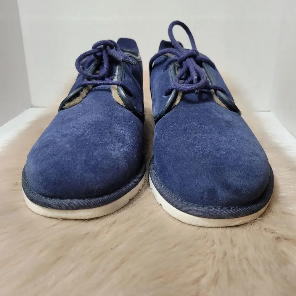 Ugg Australia Maksim Blue Navy Men's Lace Up Chukka Boots Shoes Size 10